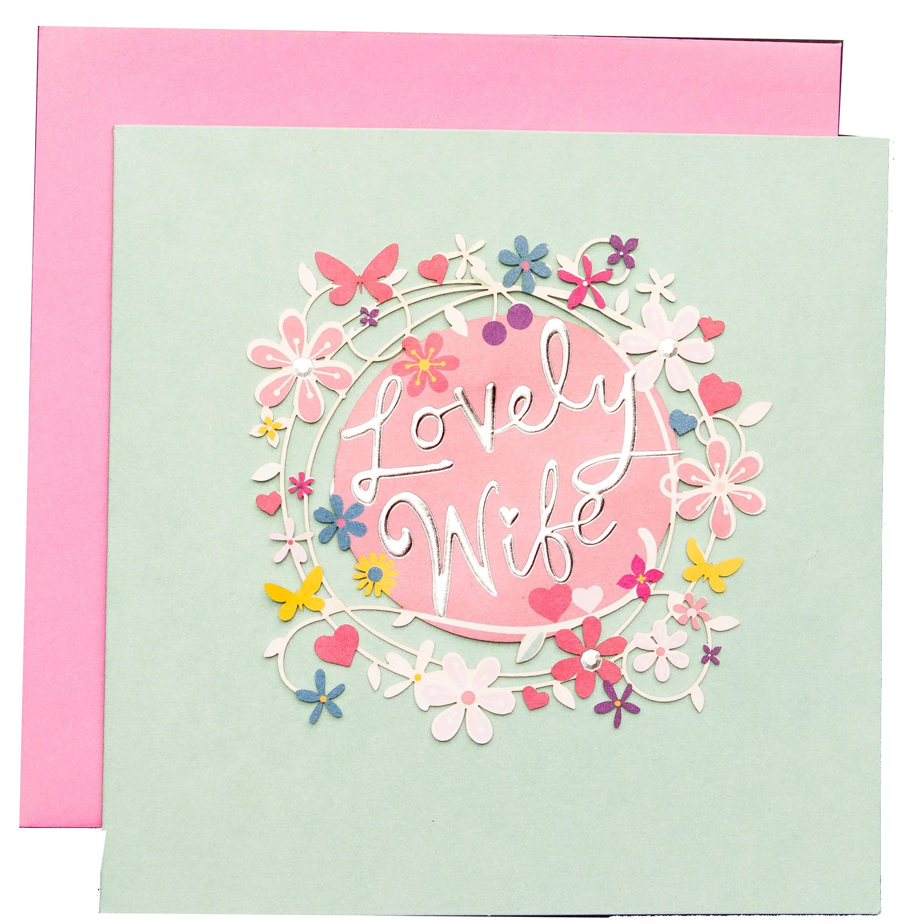 Lovely Wife Birthday Greeting Card