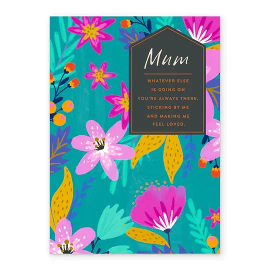 Mum Heart warming Birthday Greeting Card