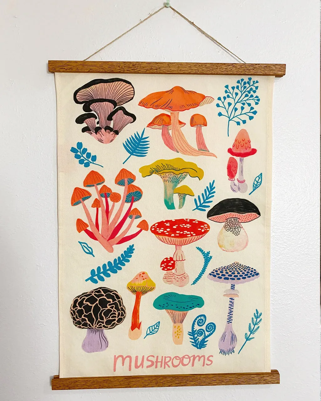 Mushroom Tea Towel