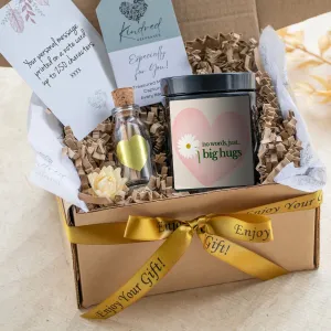 No Words Just Hugs Gift Box with Memorial Candle