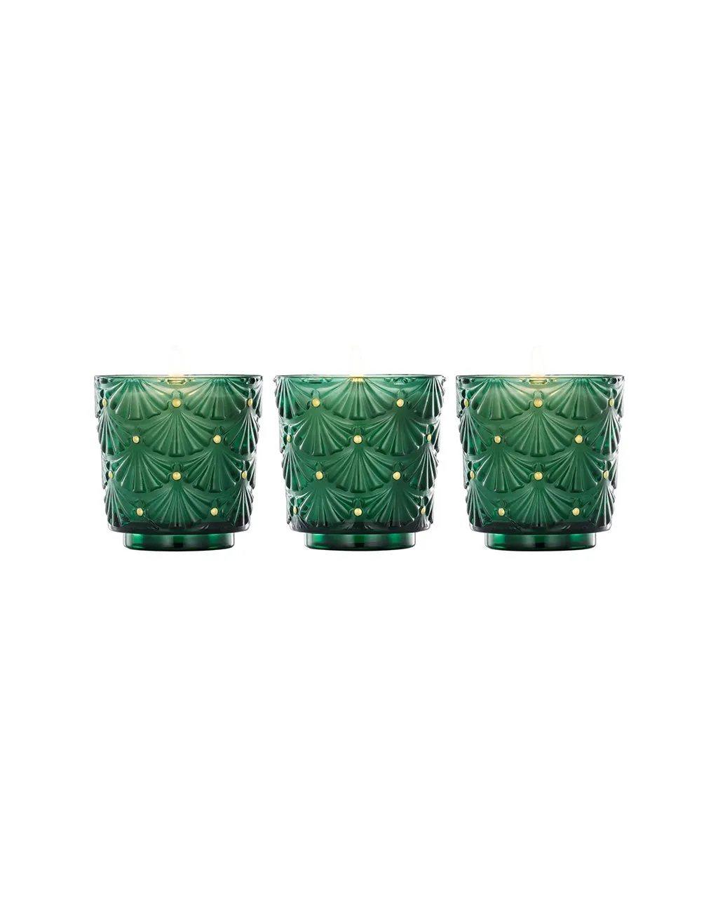 Noble Fir Garland Mini Pedestal Trio Gift Set