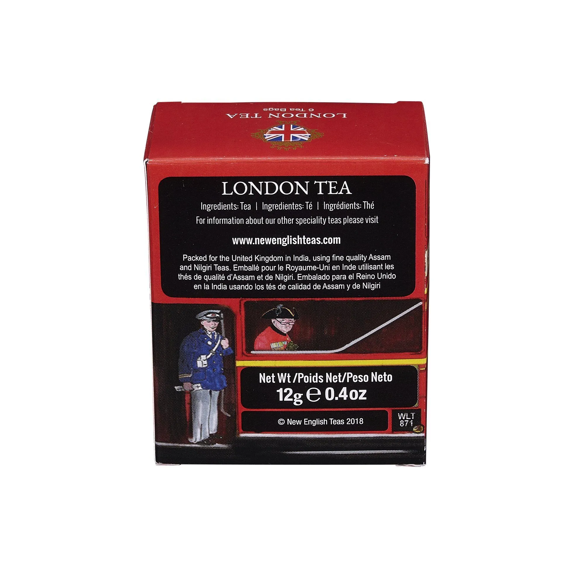 Red London Bus Mini Tea Box 6s