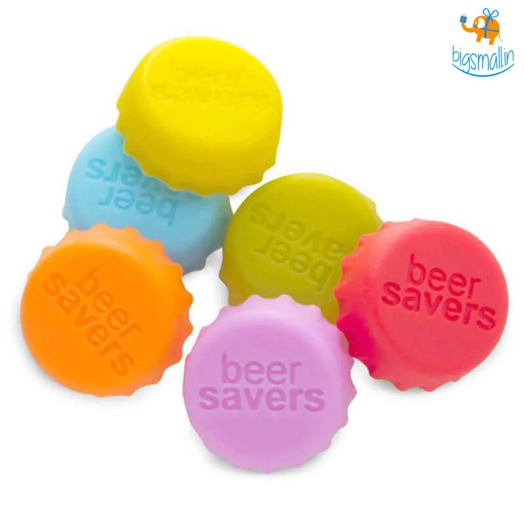 Reusable Beer Caps - Pack of 6