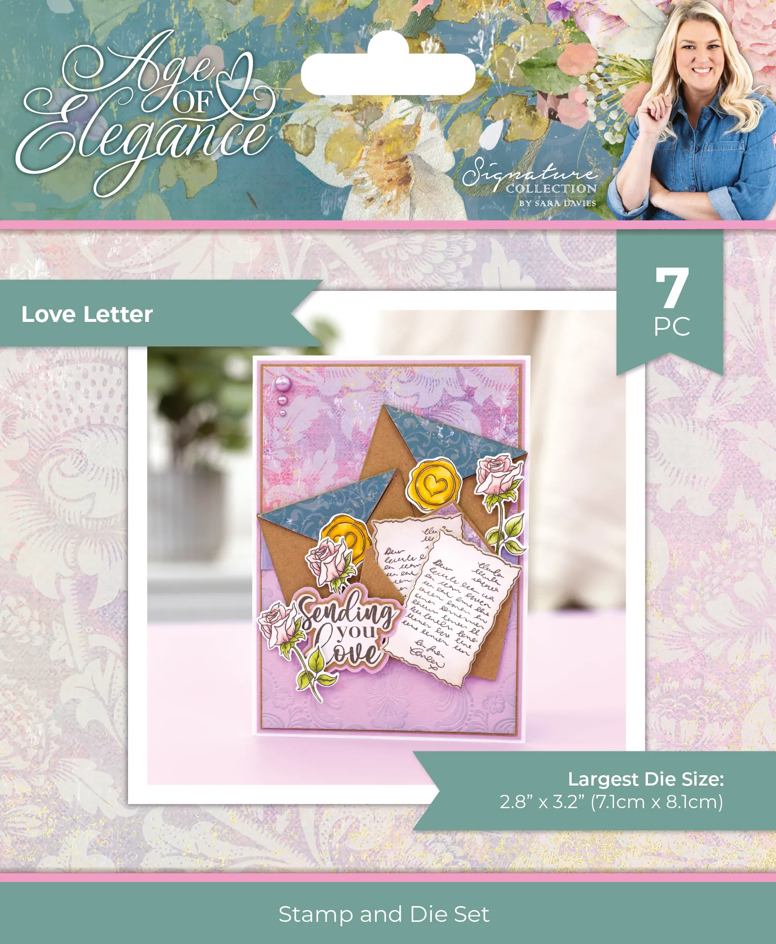 Sara Signature Age Of Elegance Stamps & Embossing Folder Collection