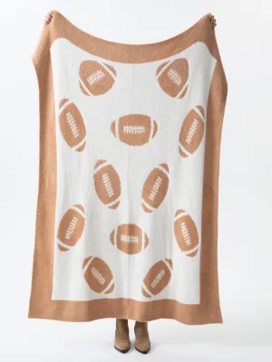 Shiraleah Game Day Reversible Throw, Tan