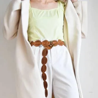 Shushing Leather Boho Belt