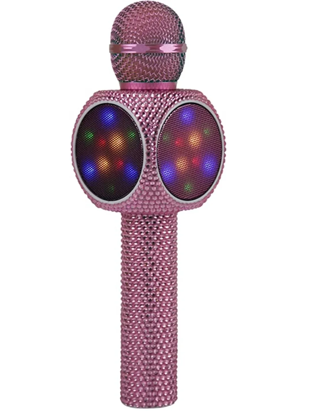 Sing-Along LED Light Bling Karaoke Microphone- 3 COLORS