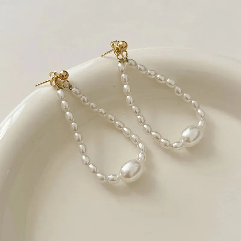 TAVIMART  -  Stylish and Trendy Pearl Earrings for Women Fashion Jewelry Gifts