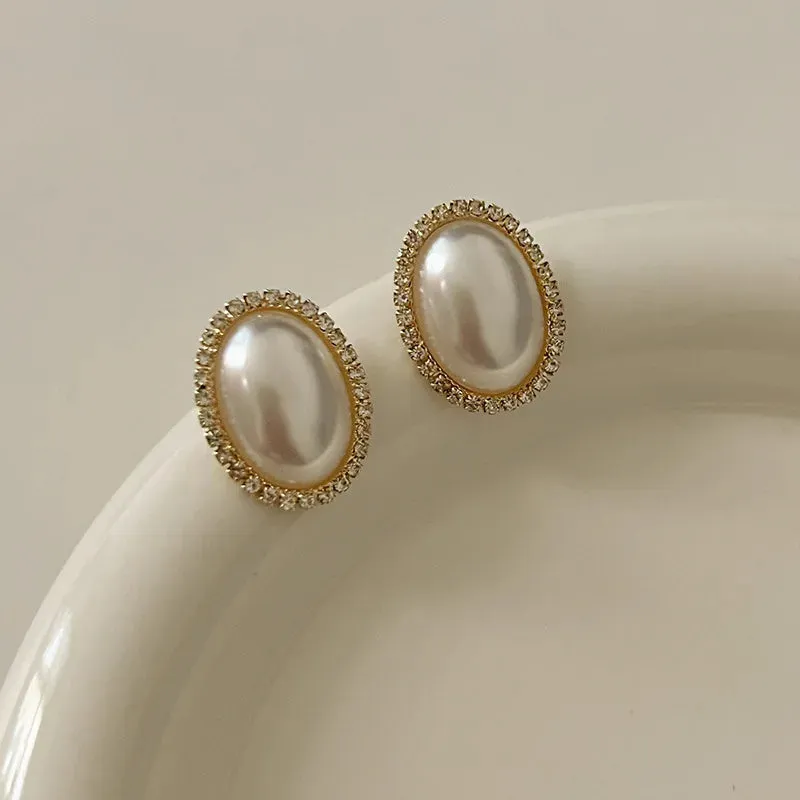 TAVIMART  -  Stylish and Trendy Pearl Earrings for Women Fashion Jewelry Gifts