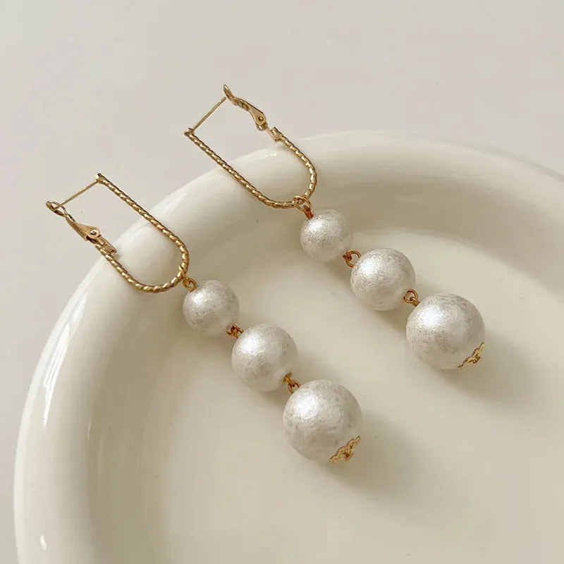 TAVIMART  -  Stylish and Trendy Pearl Earrings for Women Fashion Jewelry Gifts