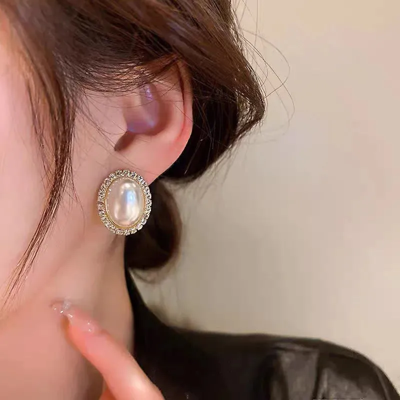 TAVIMART  -  Stylish and Trendy Pearl Earrings for Women Fashion Jewelry Gifts