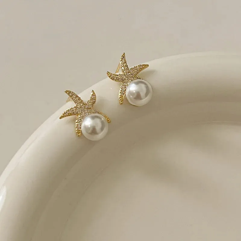 TAVIMART  -  Stylish and Trendy Pearl Earrings for Women Fashion Jewelry Gifts