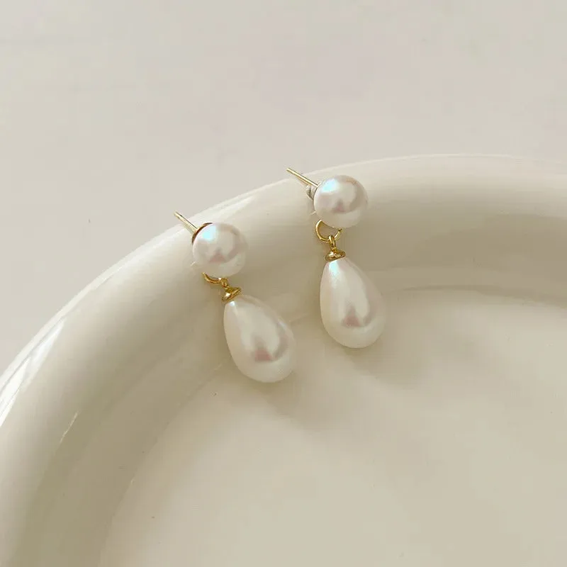 TAVIMART  -  Stylish and Trendy Pearl Earrings for Women Fashion Jewelry Gifts