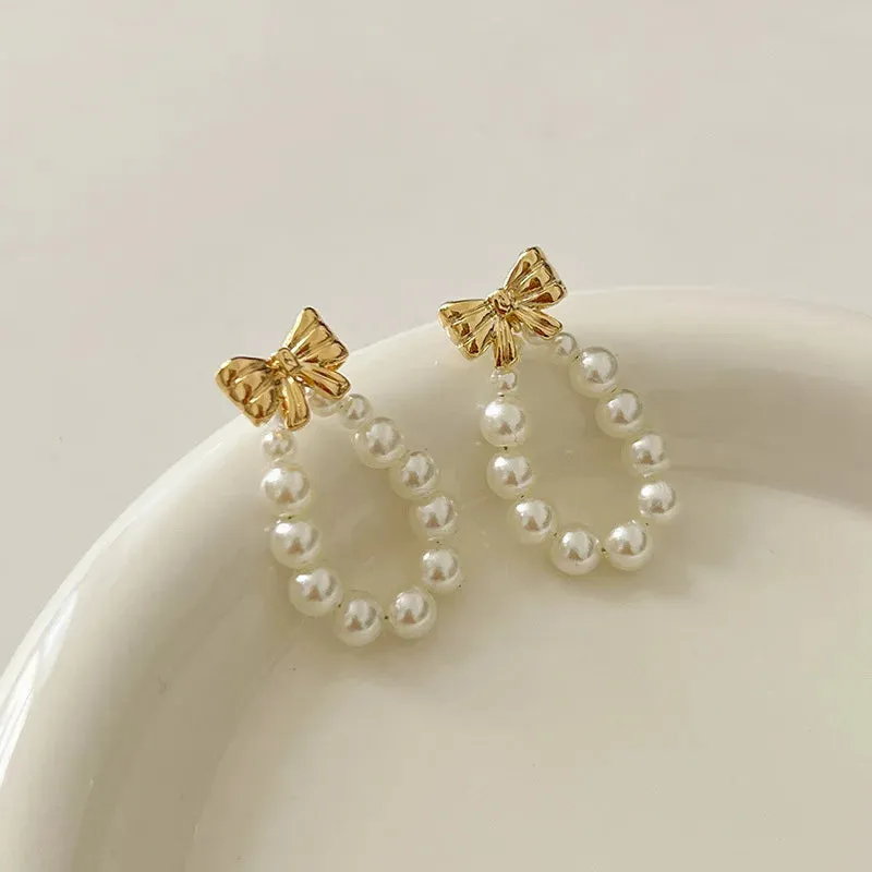 TAVIMART  -  Stylish and Trendy Pearl Earrings for Women Fashion Jewelry Gifts