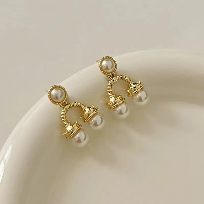 TAVIMART  -  Stylish and Trendy Pearl Earrings for Women Fashion Jewelry Gifts