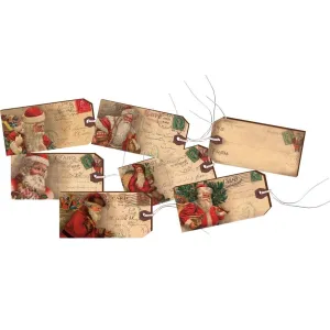 Vintage Santa Gift Tag