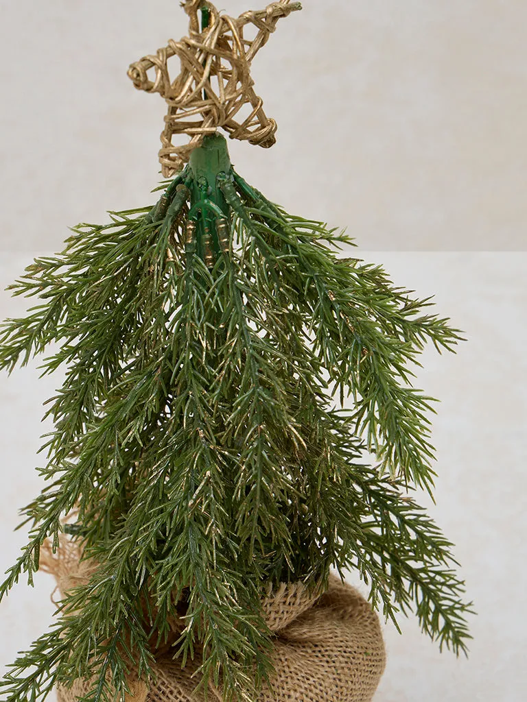 Westside Home Green Wrapped Christmas Tree - Small