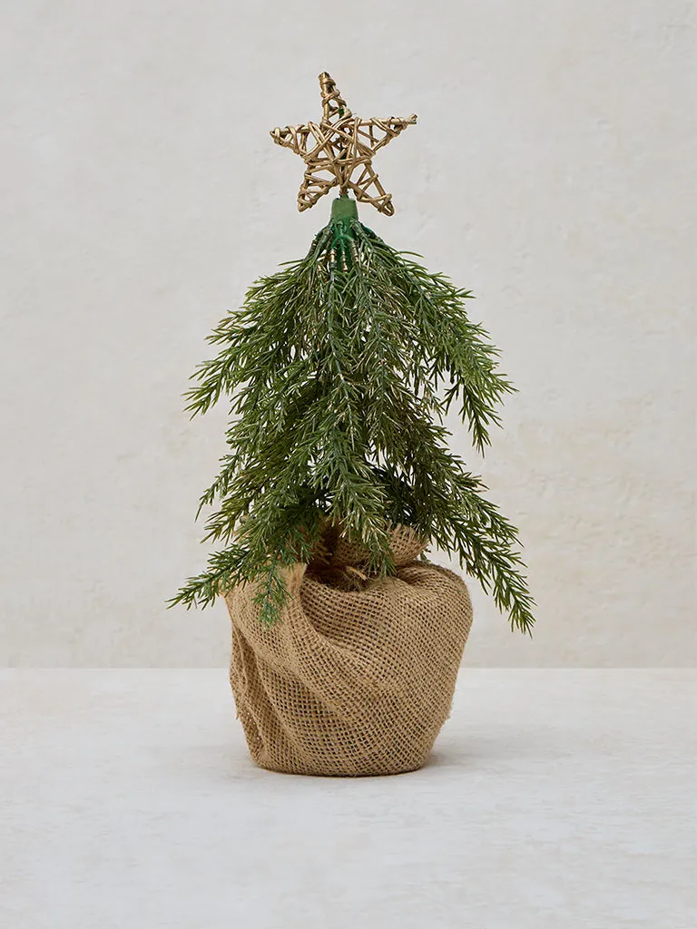 Westside Home Green Wrapped Christmas Tree - Small